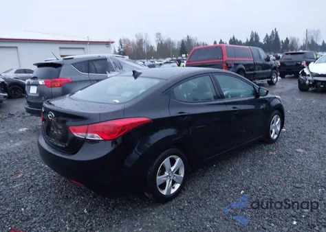 2013 Hyundai Elantra Gls из США, поврежденный, VIN 5NPDH4AEXDH370201